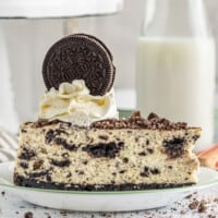 featured cookies and cream cheesecake.