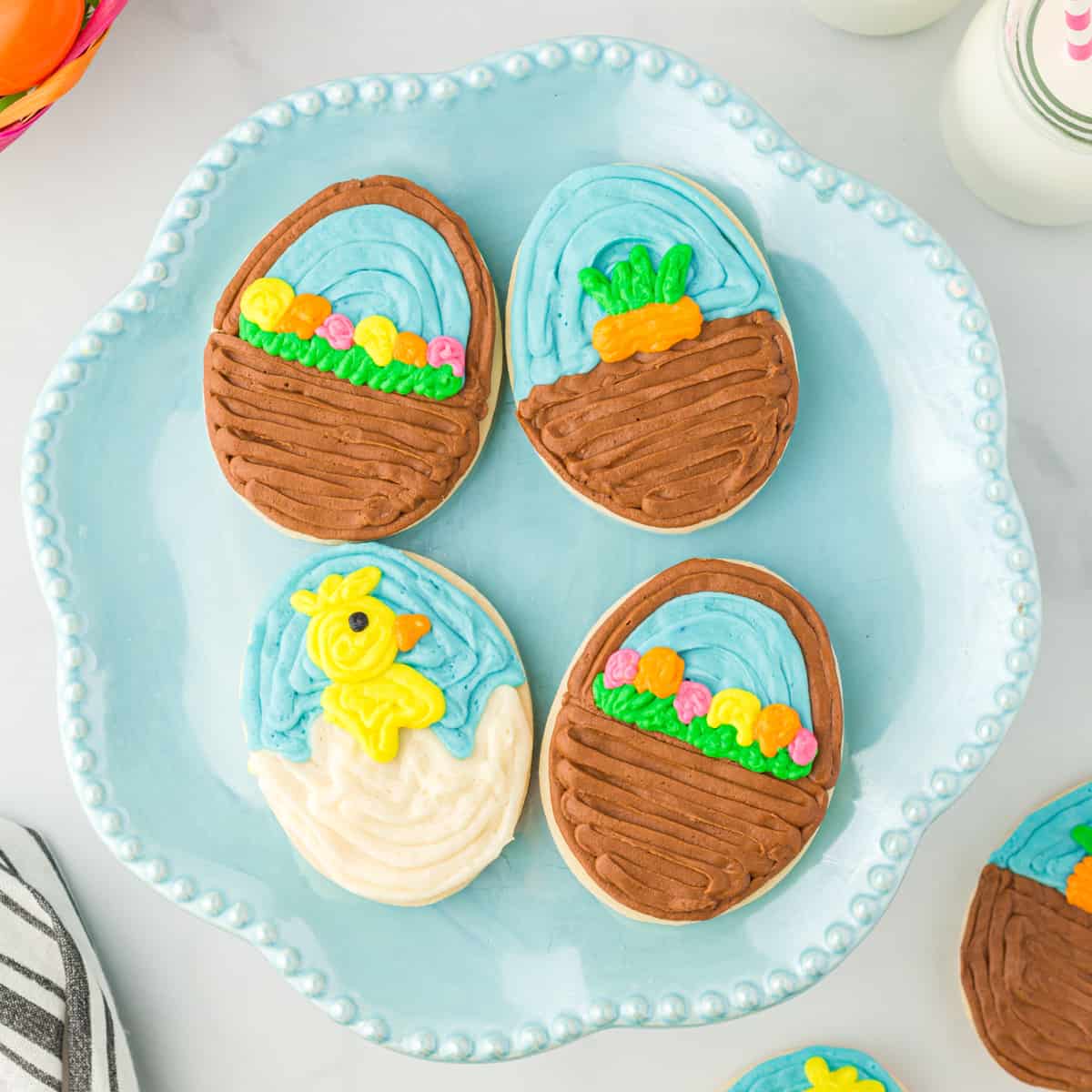 Easter Egg Sugar Cookies - Easy Dessert Recipes