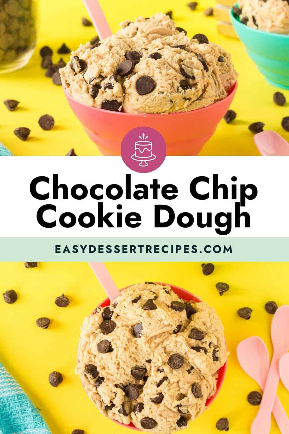 edible chocolate chip cookie dough pinterest.