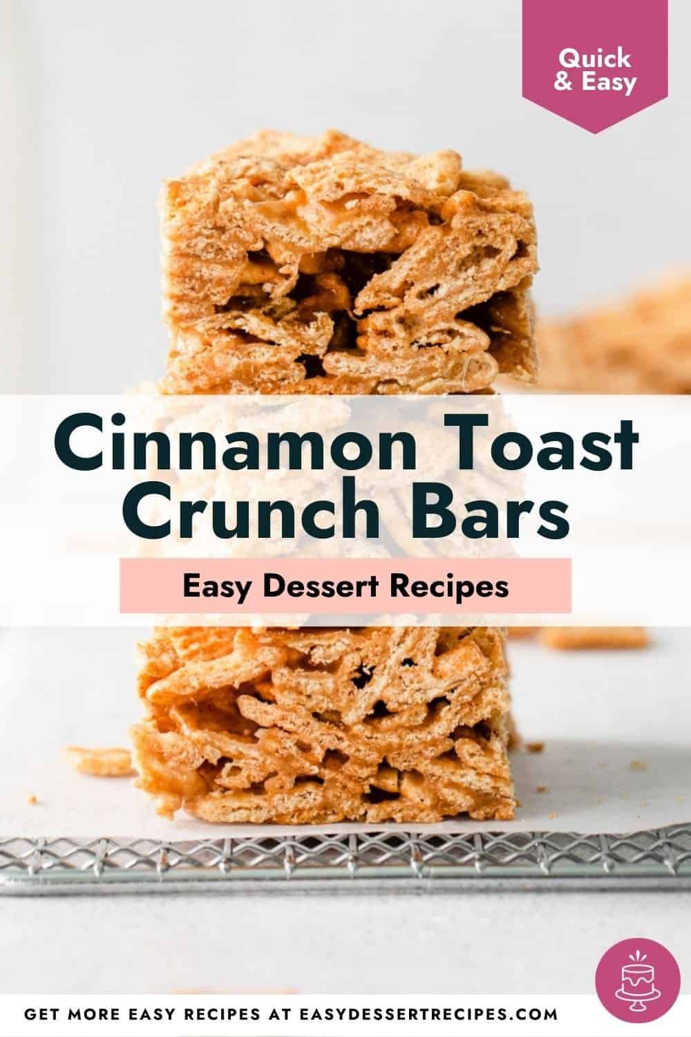 cinnamon toast crunch bars pinterest.