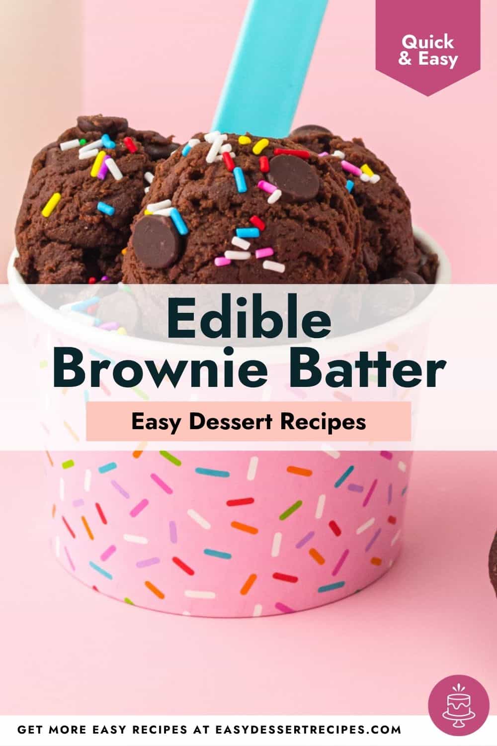 edible brownie batter pinterest.