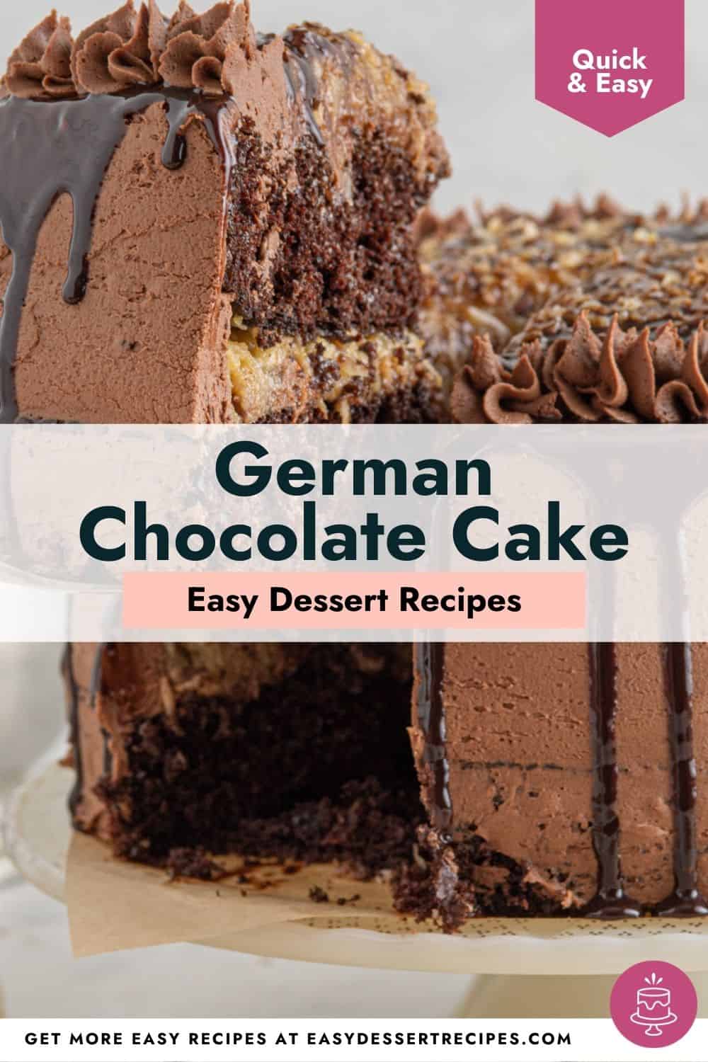 german chocolate cake pinterest.
