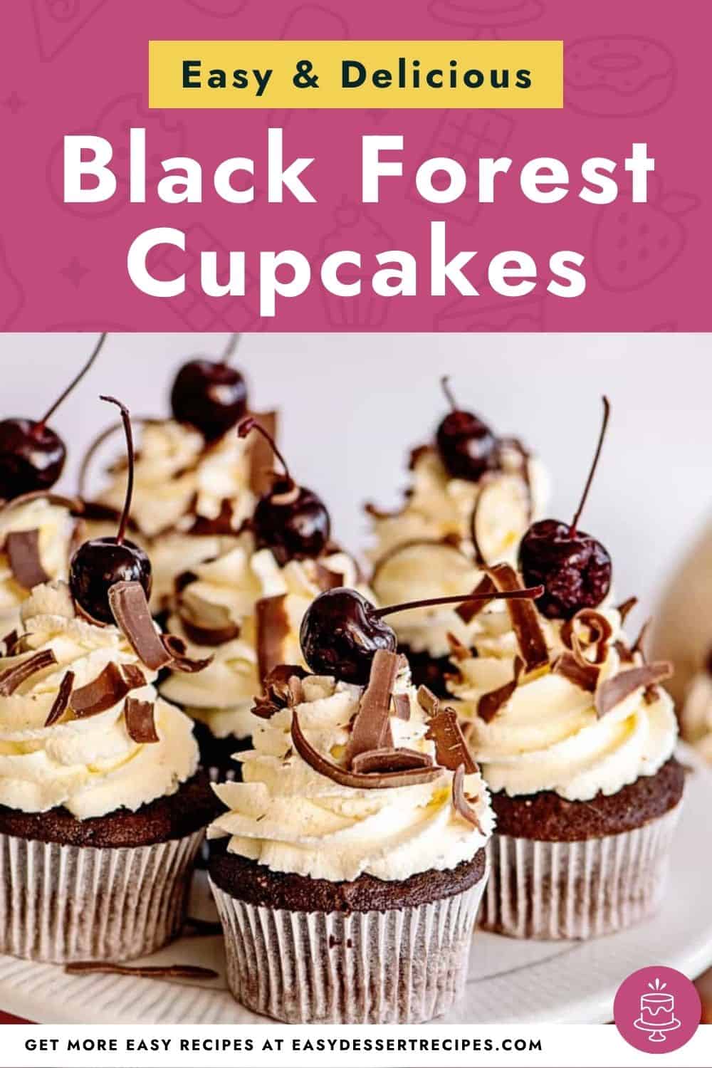 Black Forest cupcakes pinterest