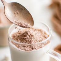 featured homemade hot chocolate mix.