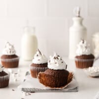 featured hot chocolate cupcakes.