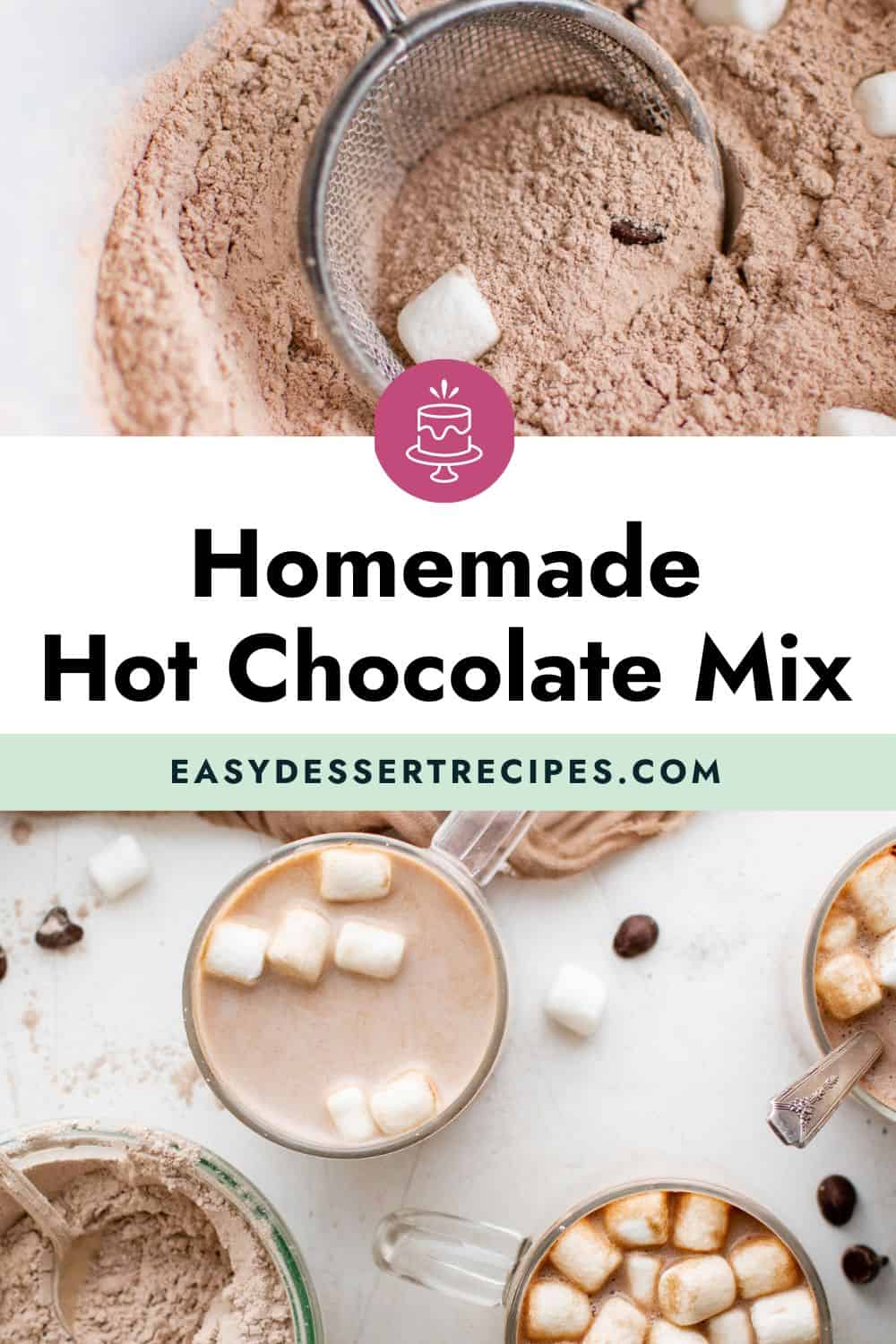 homemade hot chocolate mix pinterest.