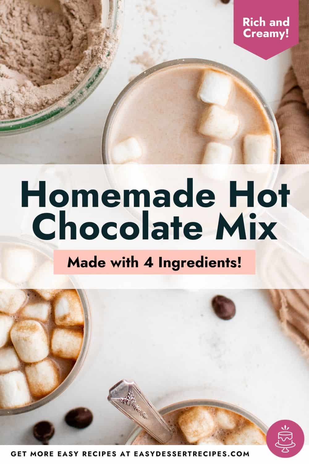 homemade hot chocolate mix pinterest.