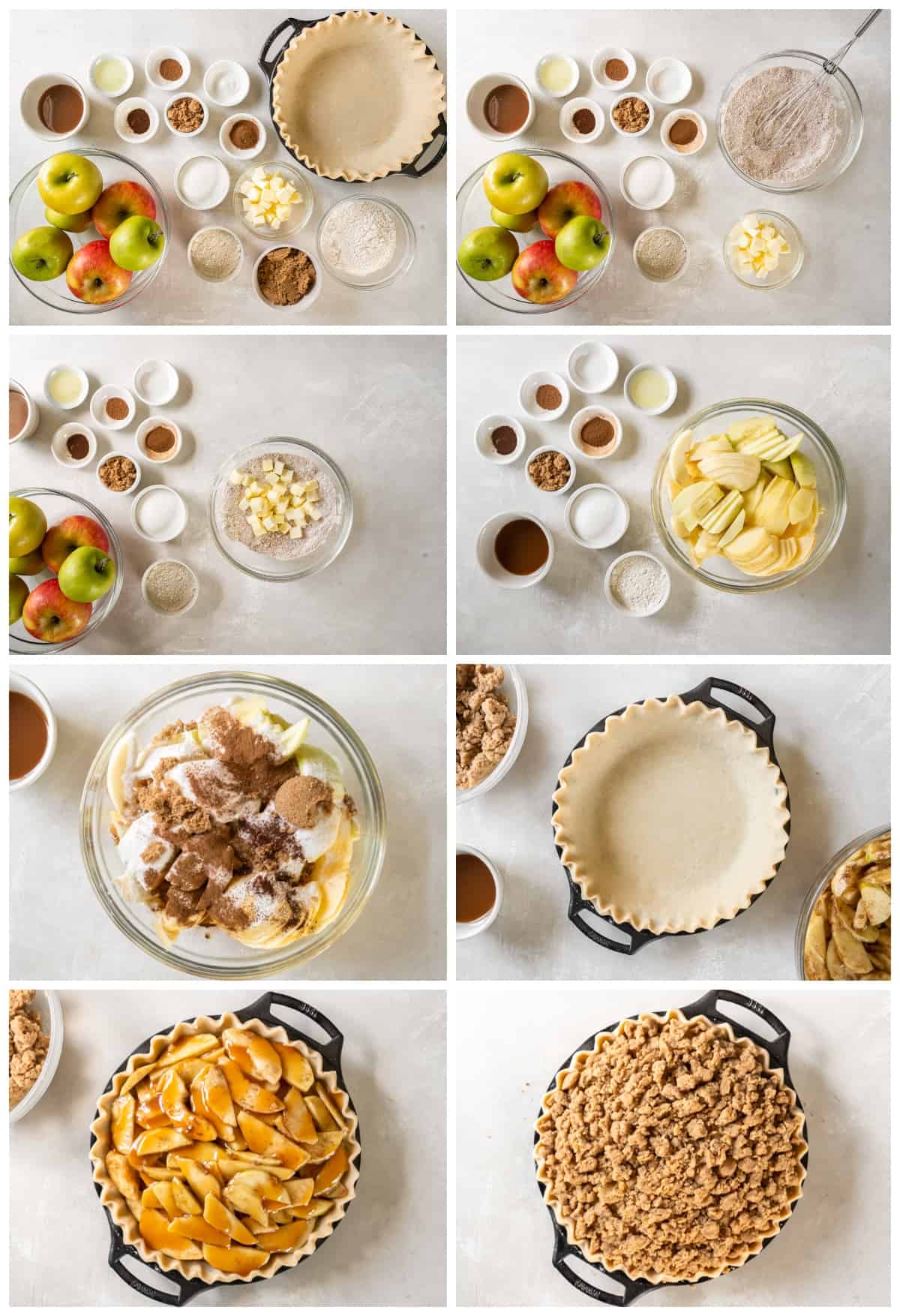 how to make caramel apple pie step by step photo instructions