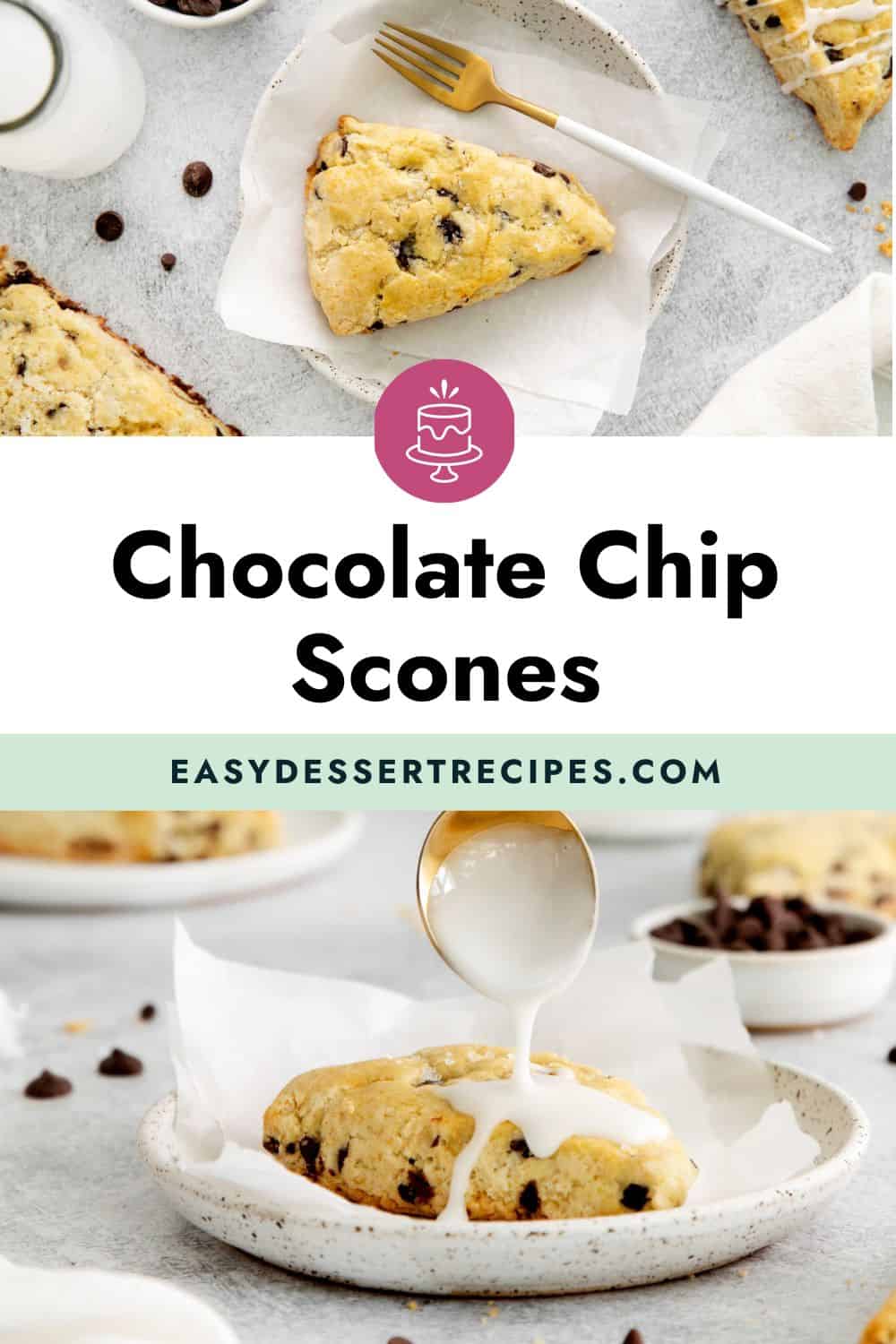 chocolate chip scones pinterest