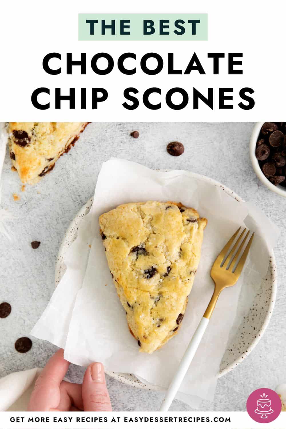 chocolate chip scones pinterest