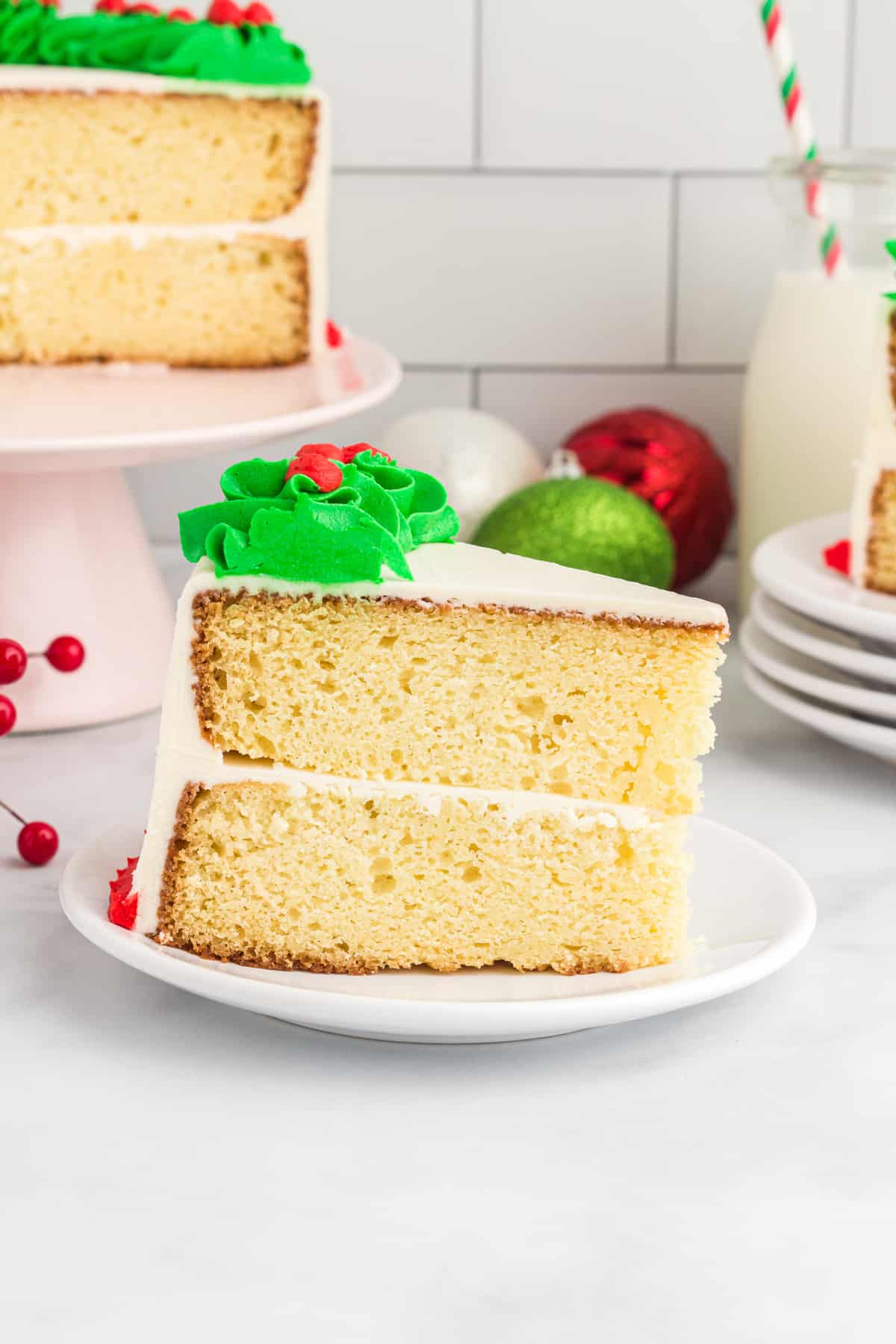 christmas wreath cake