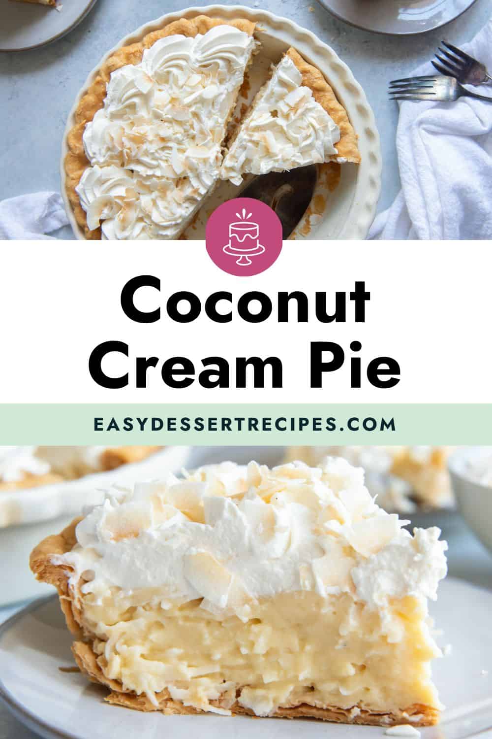 coconut cream pie pinterest