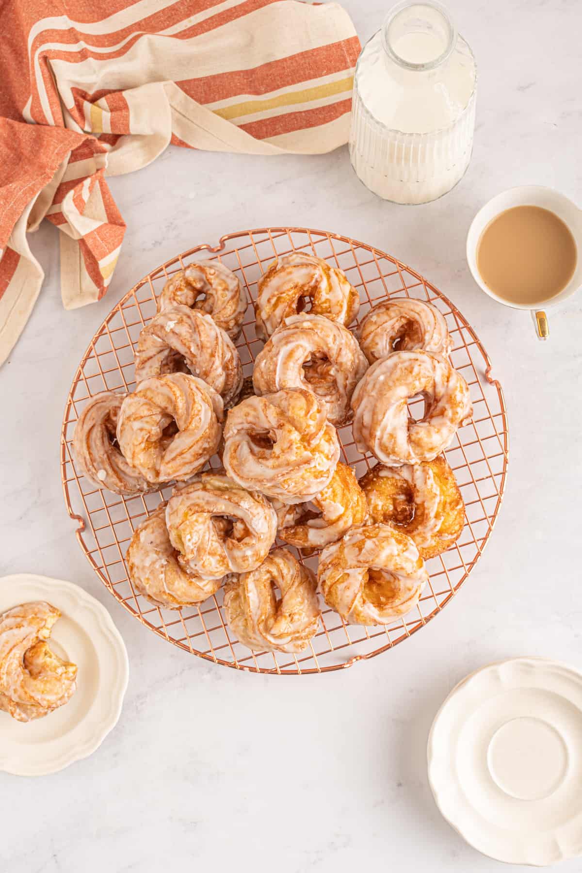 homemade French crullers