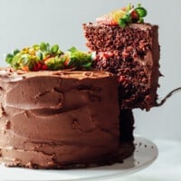 featured chocolate strawberry cake.