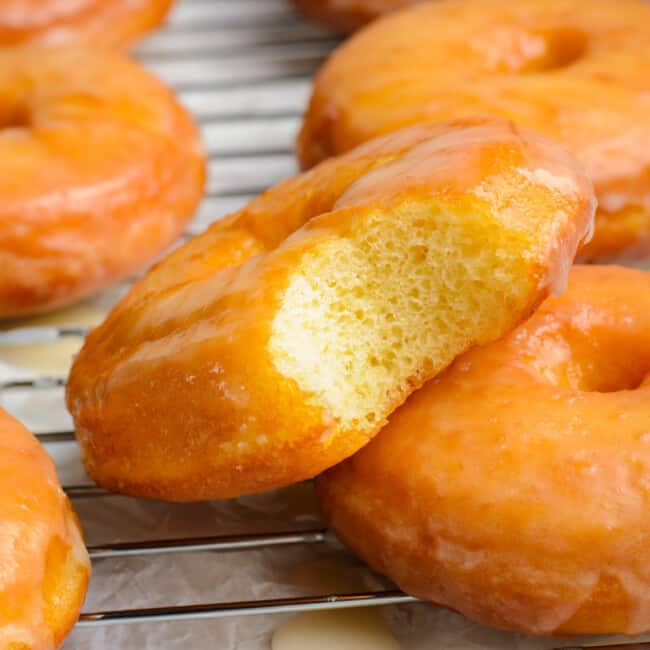Krispy Kreme glazed donuts copycat