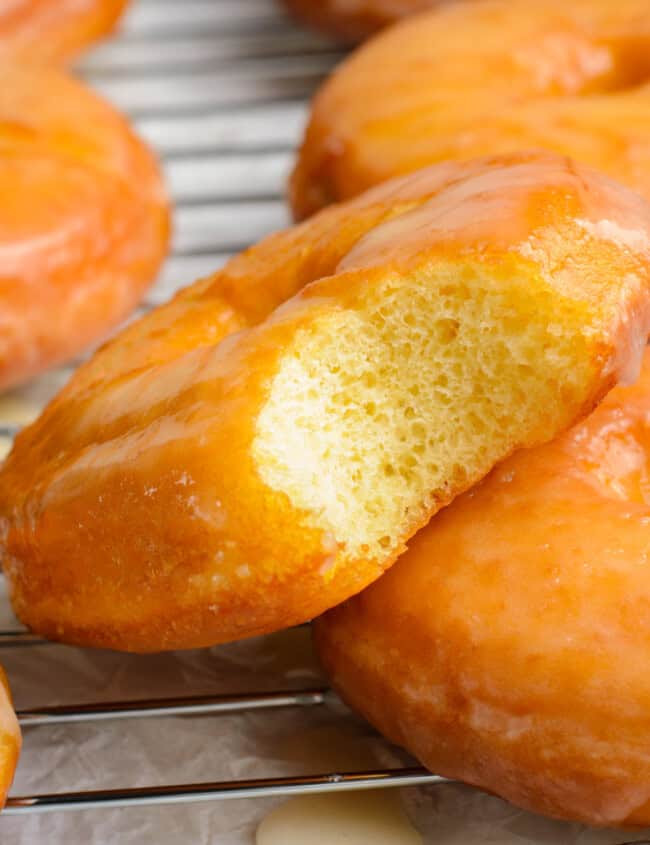 Krispy Kreme glazed donuts copycat