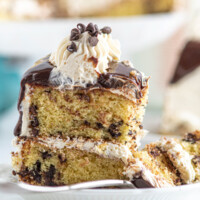 milk and cookies cake