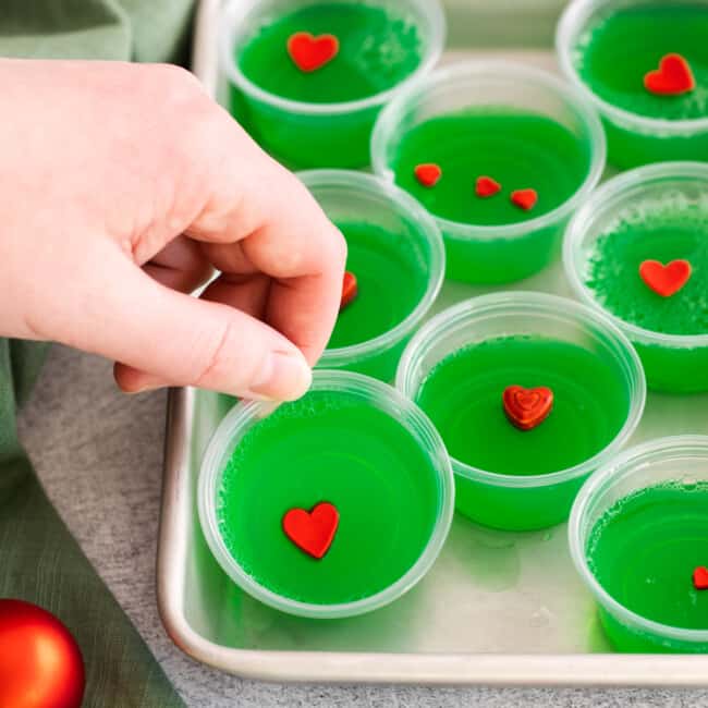 Grinch Jello Shots Recipe - Easy Dessert Recipes