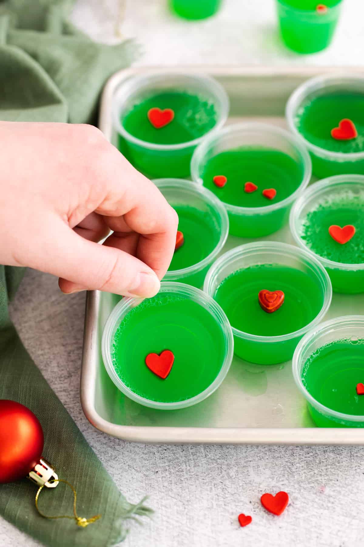 christmas themed jello shots