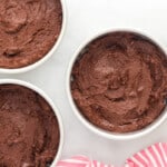 brownie cake mix in 8-inch round cake pans.