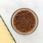 cinnamon brown sugar and melted butter mixture in a glass bowl.