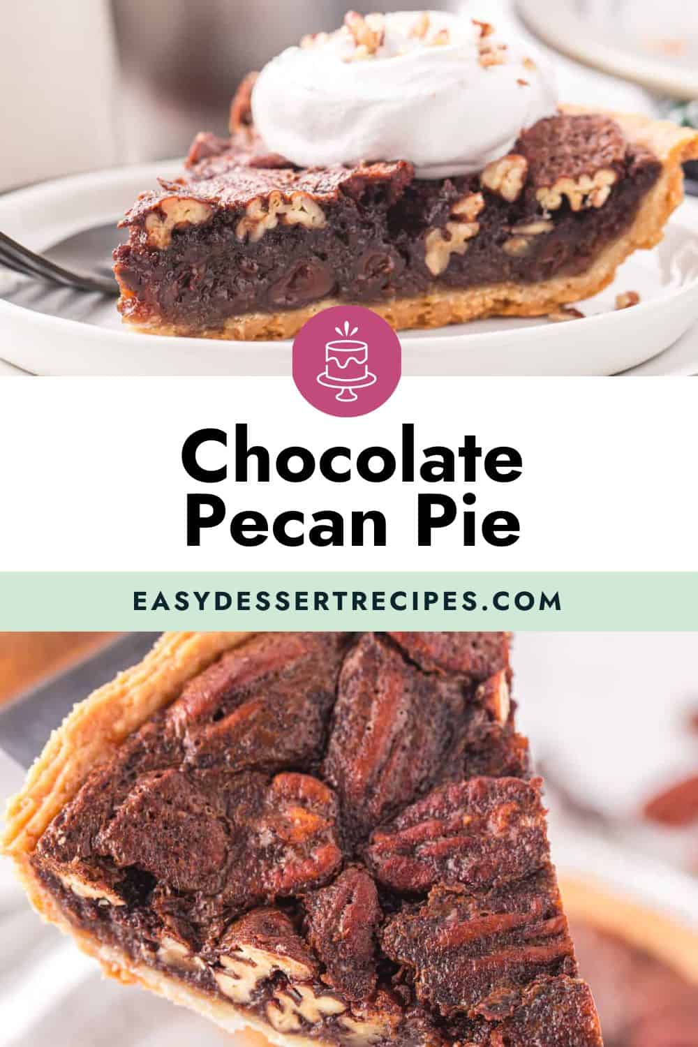 chocolate pecan pie pinterest