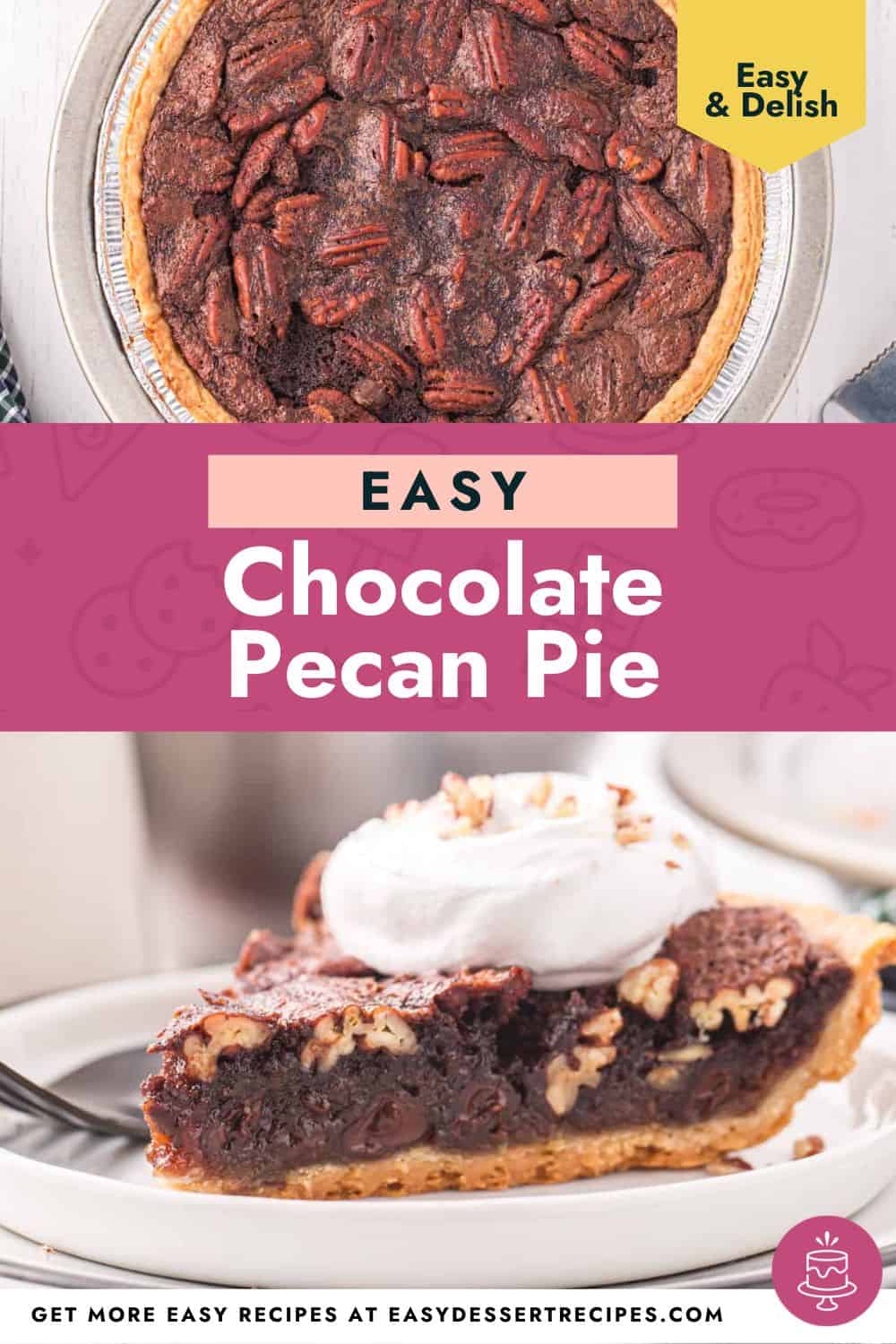 chocolate pecan pie pinterest