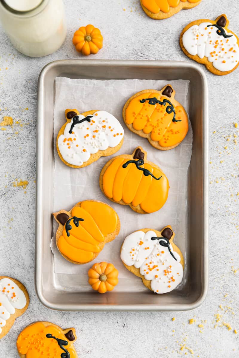 Pumpkin Sugar Cookies Recipe - Easy Dessert Recipes