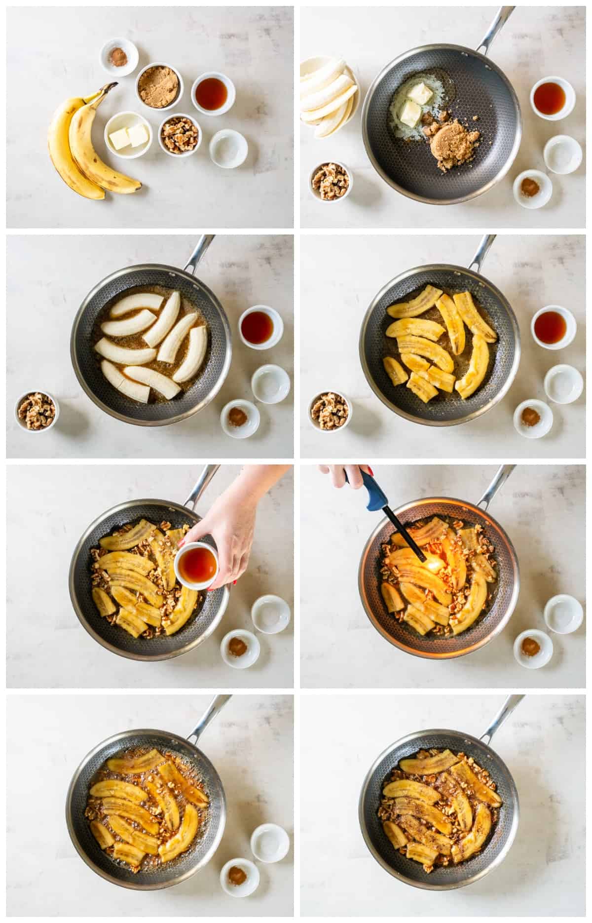 how to make bananas foster step by step photo instructions 