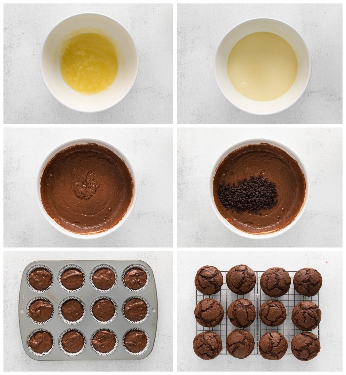 how to make chocolate muffins step by step photo instructions