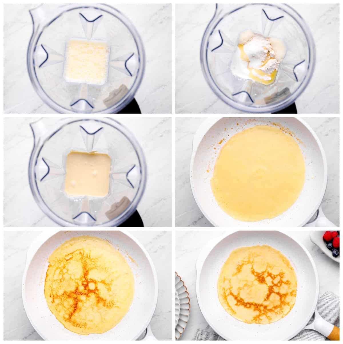 how to make crepes step by step photo instructions