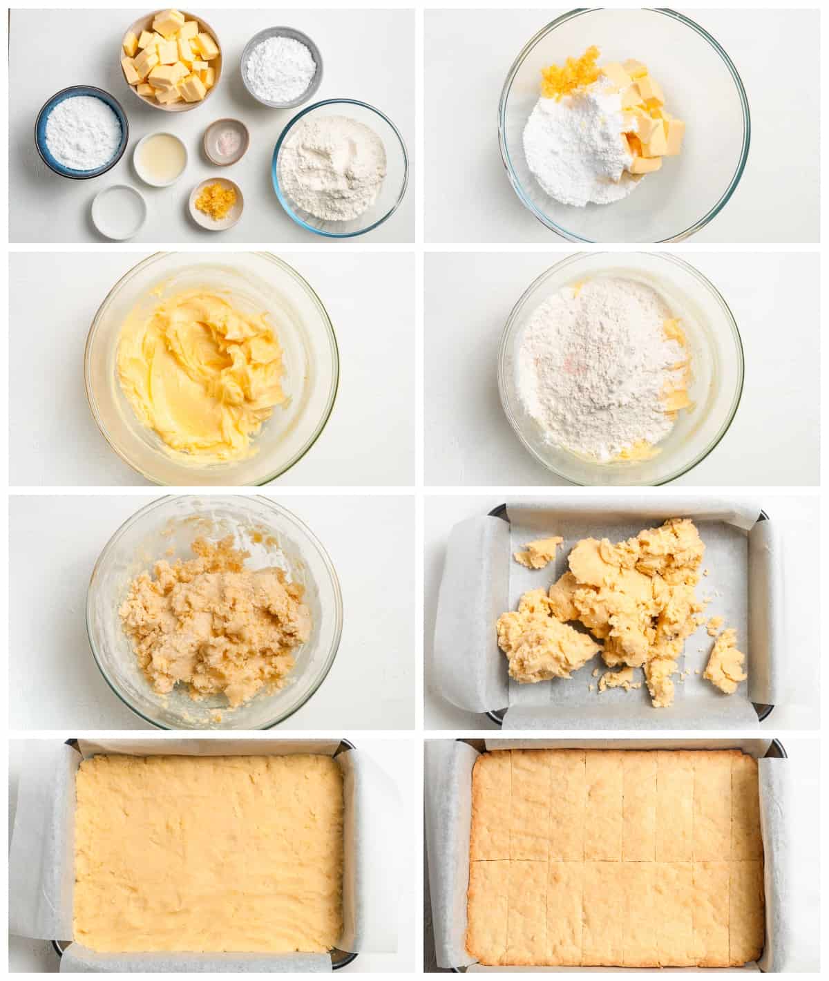 how to make lemon shortbread cookies step by step photo instructions