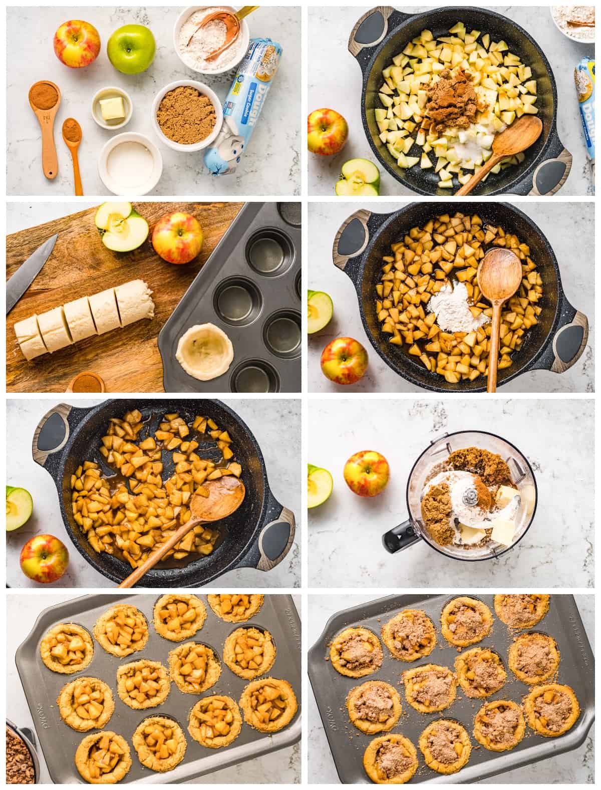 how to make mini apple pies step by step photo instructions