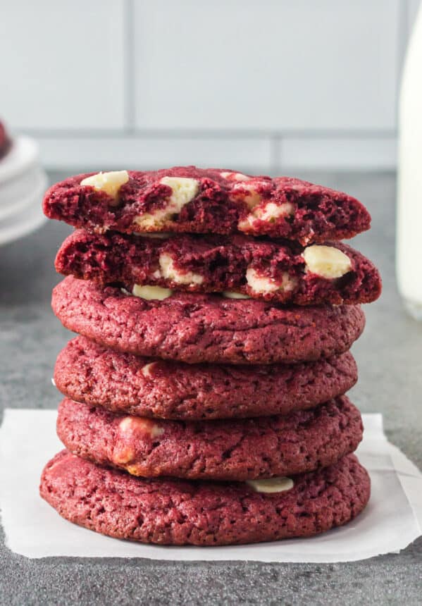 red velvet cake mix cookies