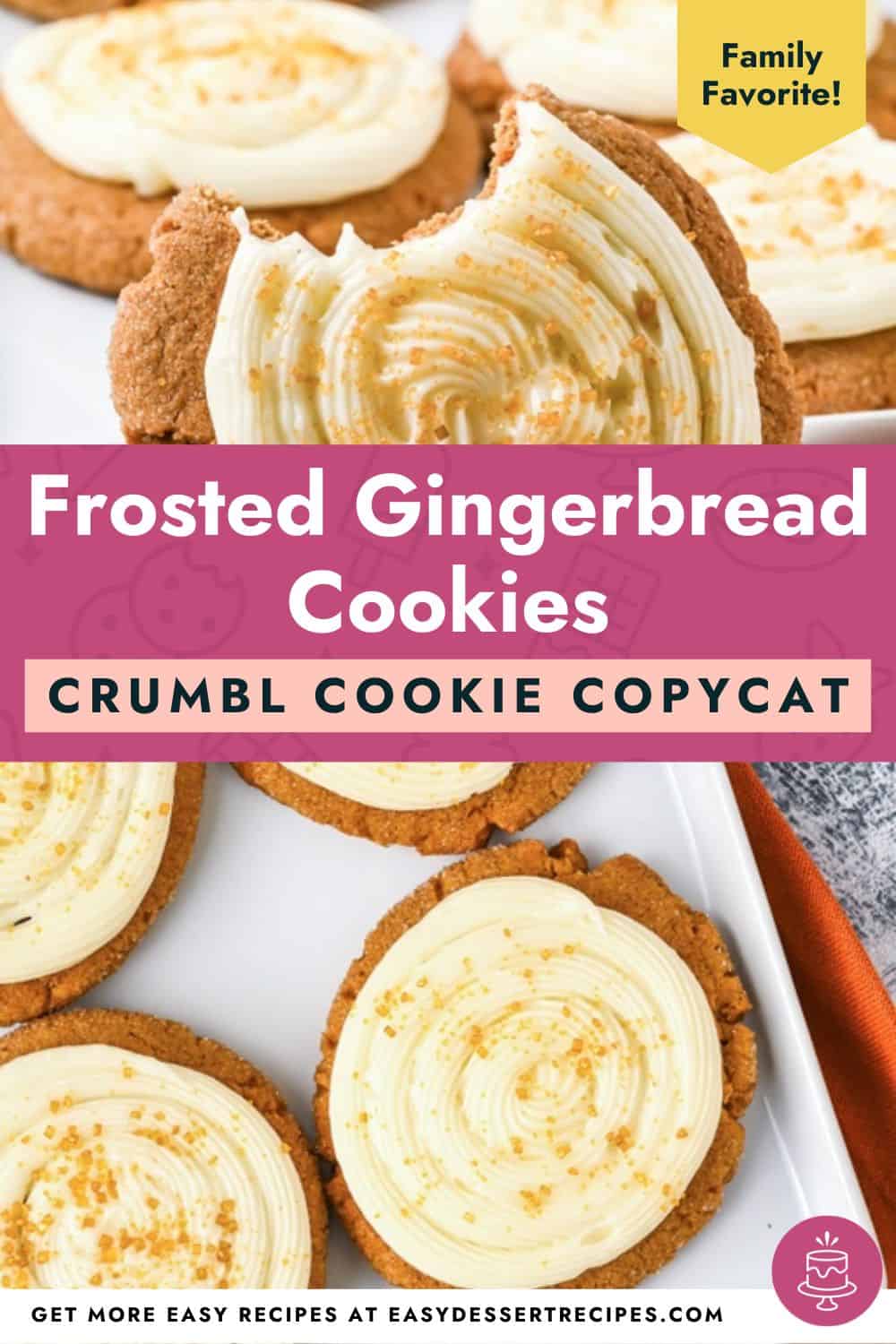 frosted gingerbread cookies pinterest.