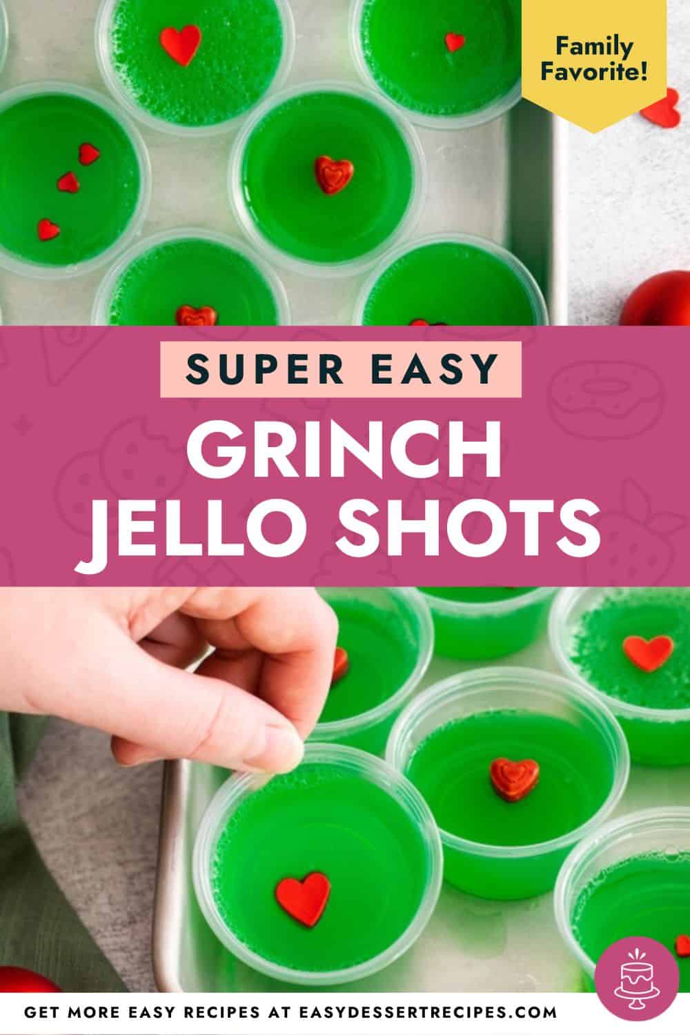 grinch jello shots pinterest