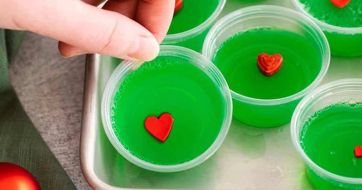 Grinch Jello Shots Recipe - Easy Dessert Recipes