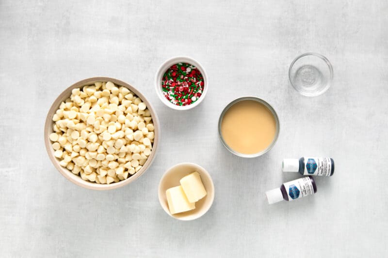 white chocolate peppermint fudge ingredients