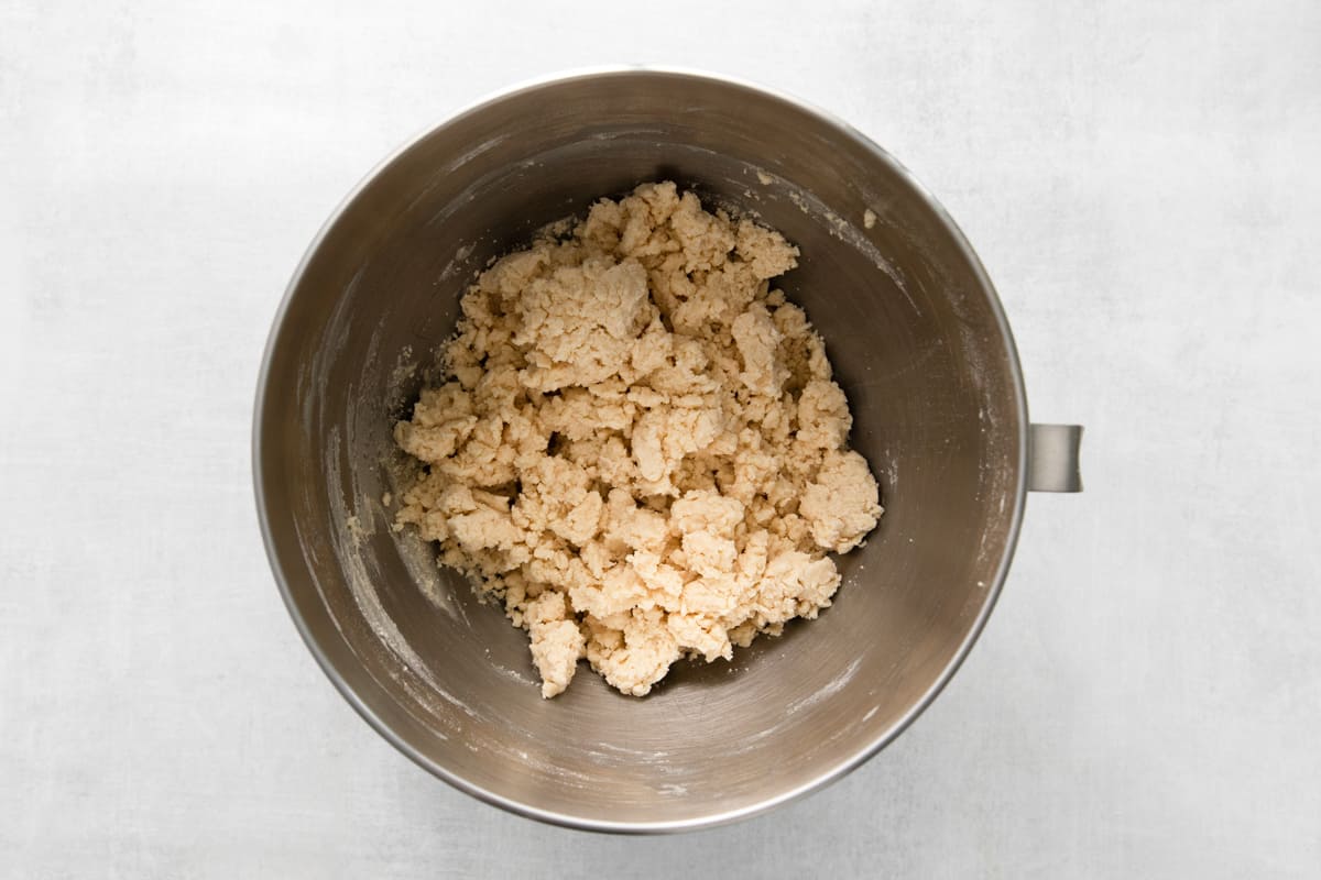 a bowl of dough.