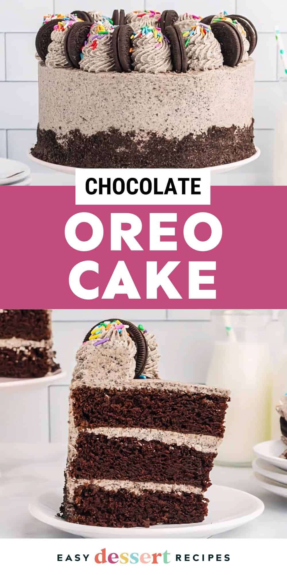 chocolate oreo cake pin.