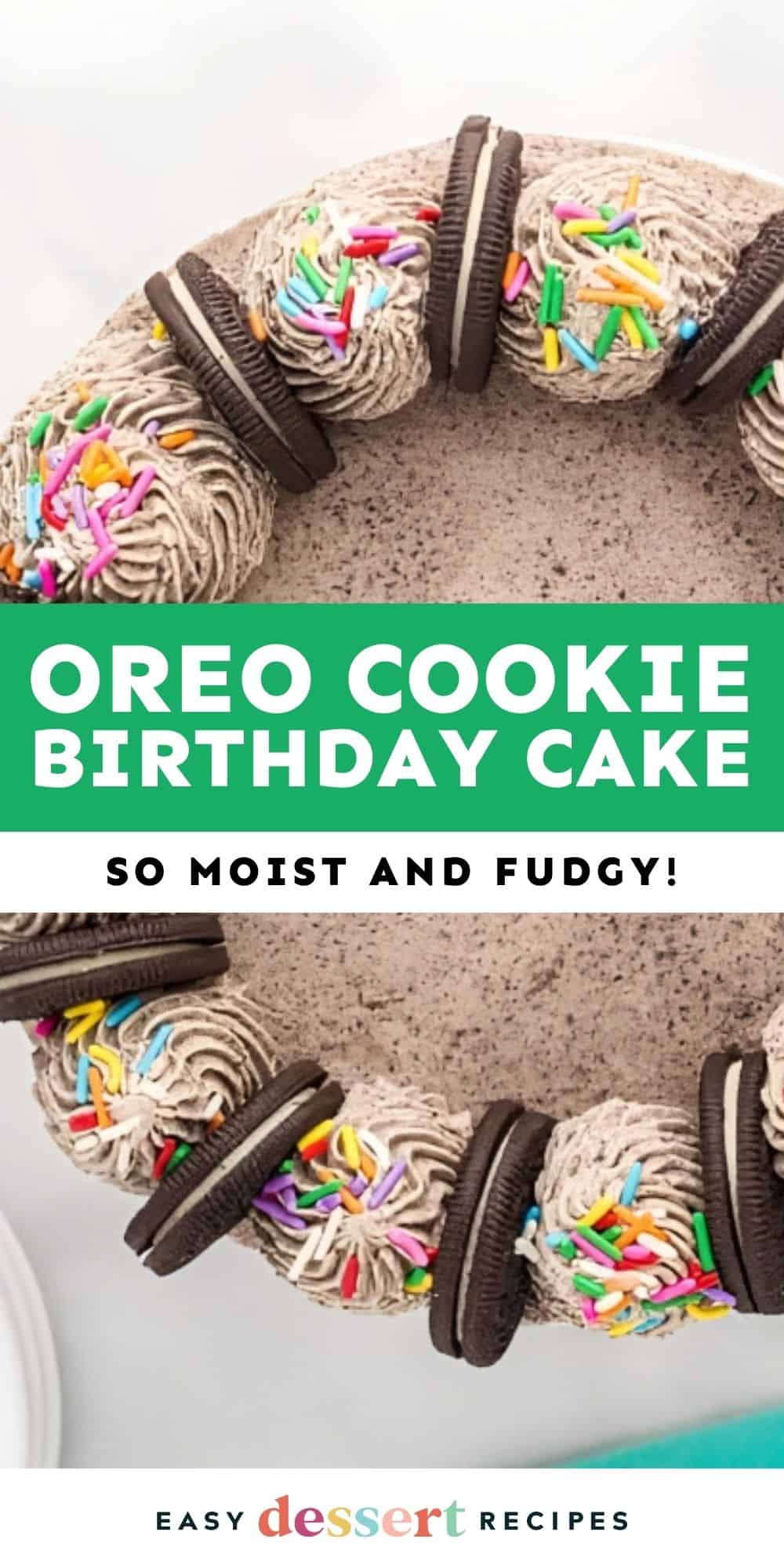 chocolate oreo cake pin.