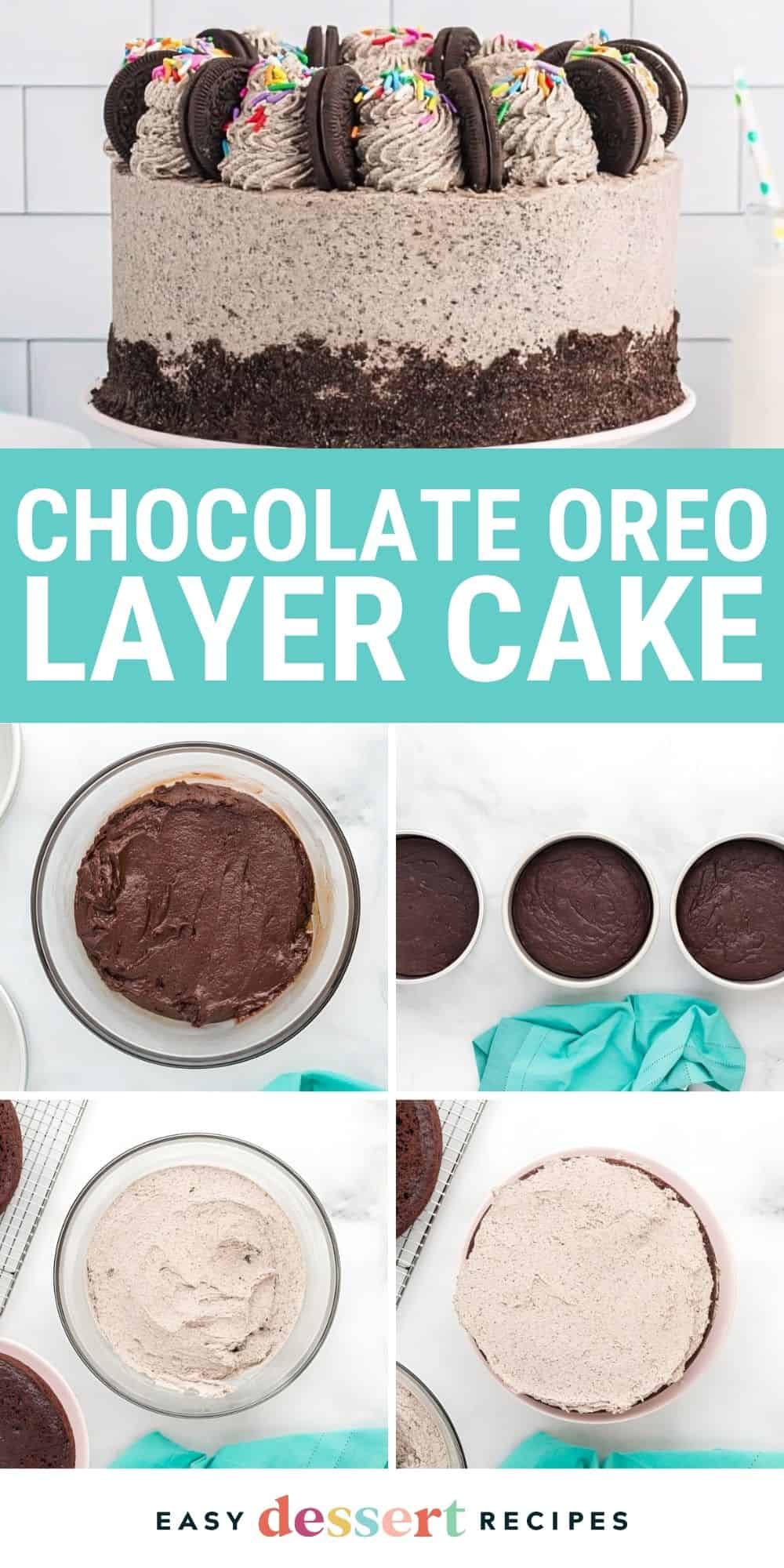 chocolate oreo cake pin.
