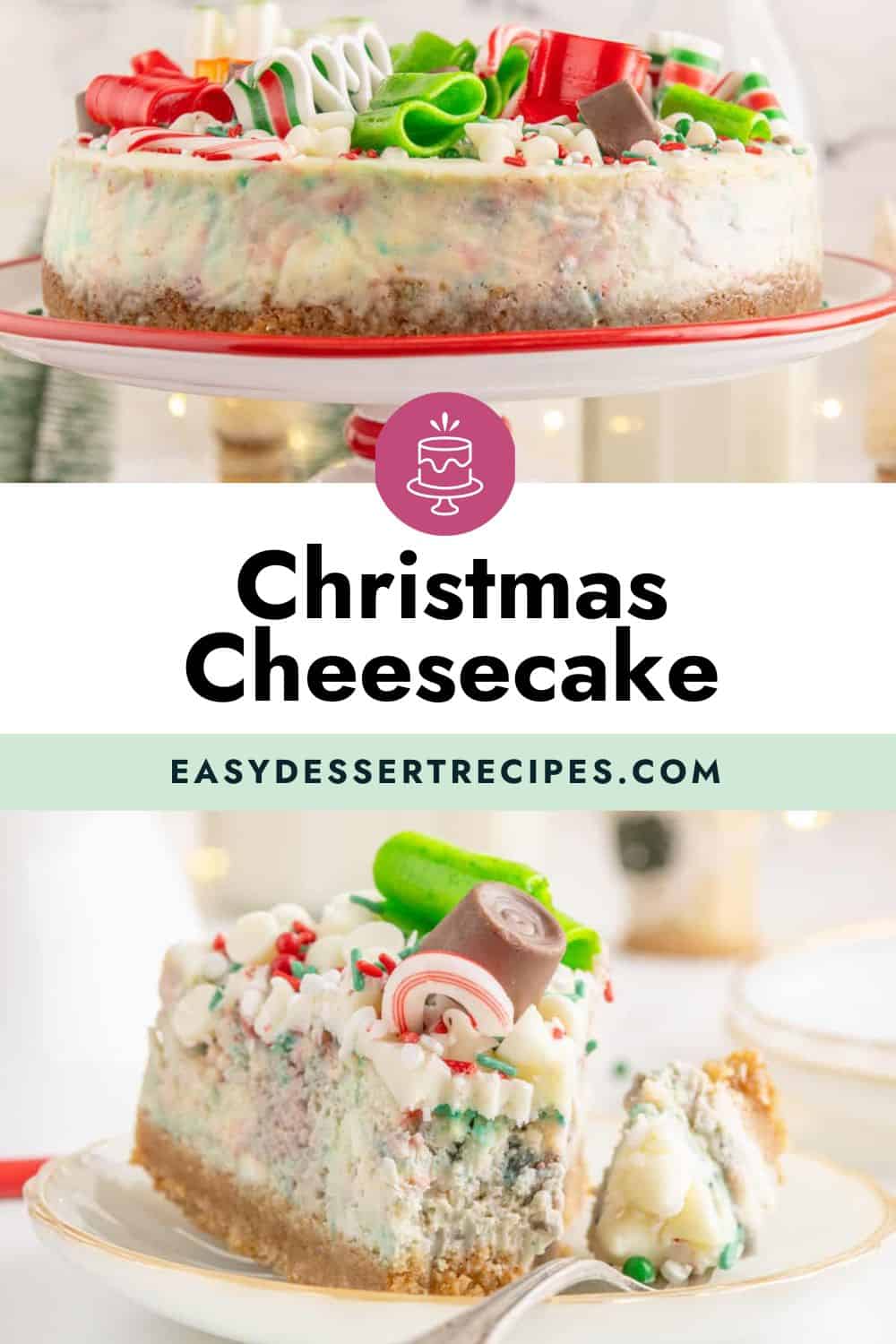 christmas cheesecake pinterest