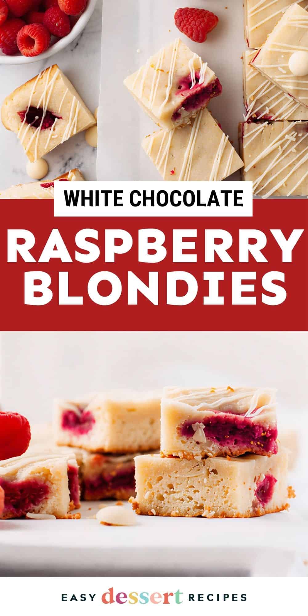 raspberry blondies pin.