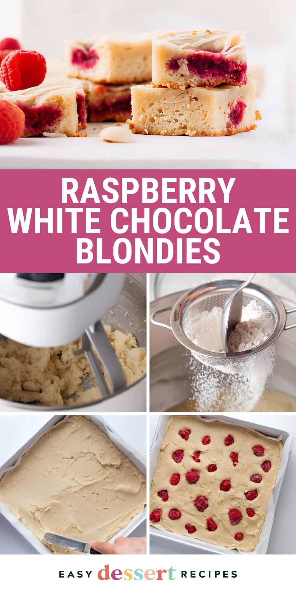 raspberry blondies pin.