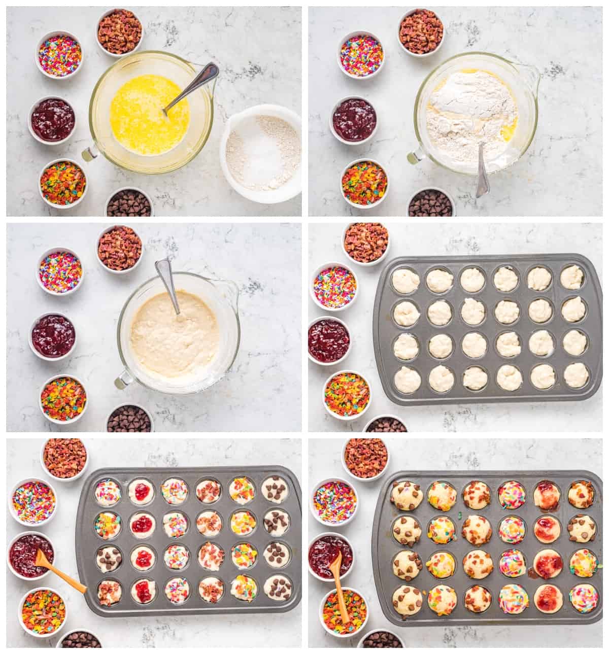 how to make pancake bites step by step photo instructions