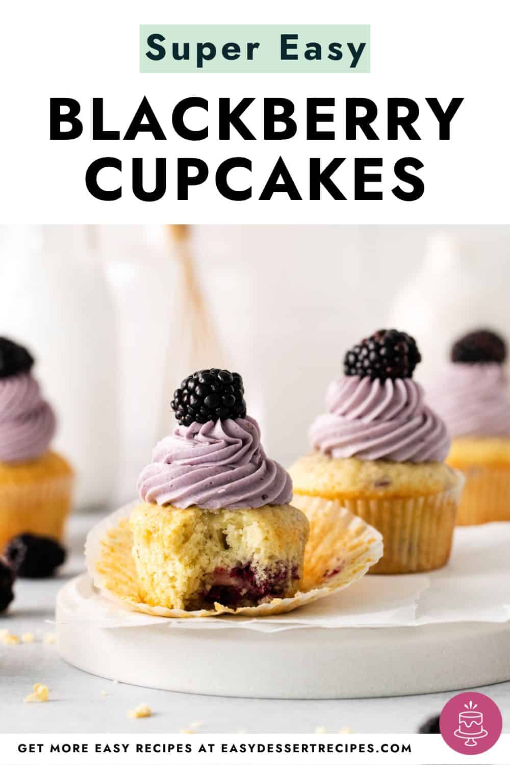 blackberry cupcakes pinterest