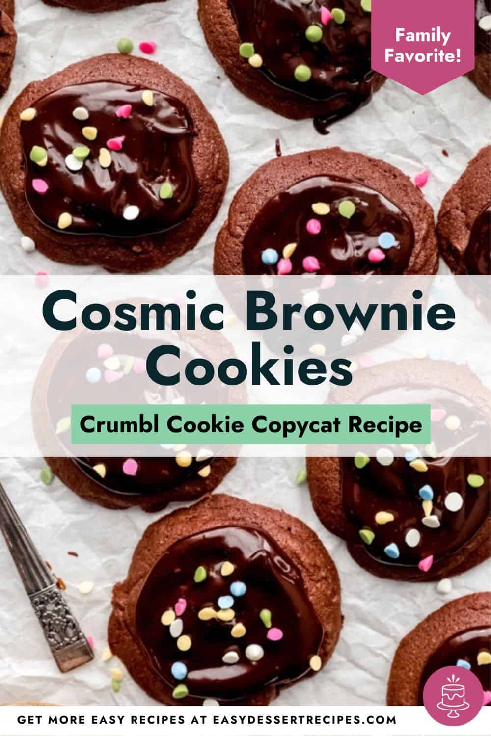 cosmic brownie cookies pinterest.