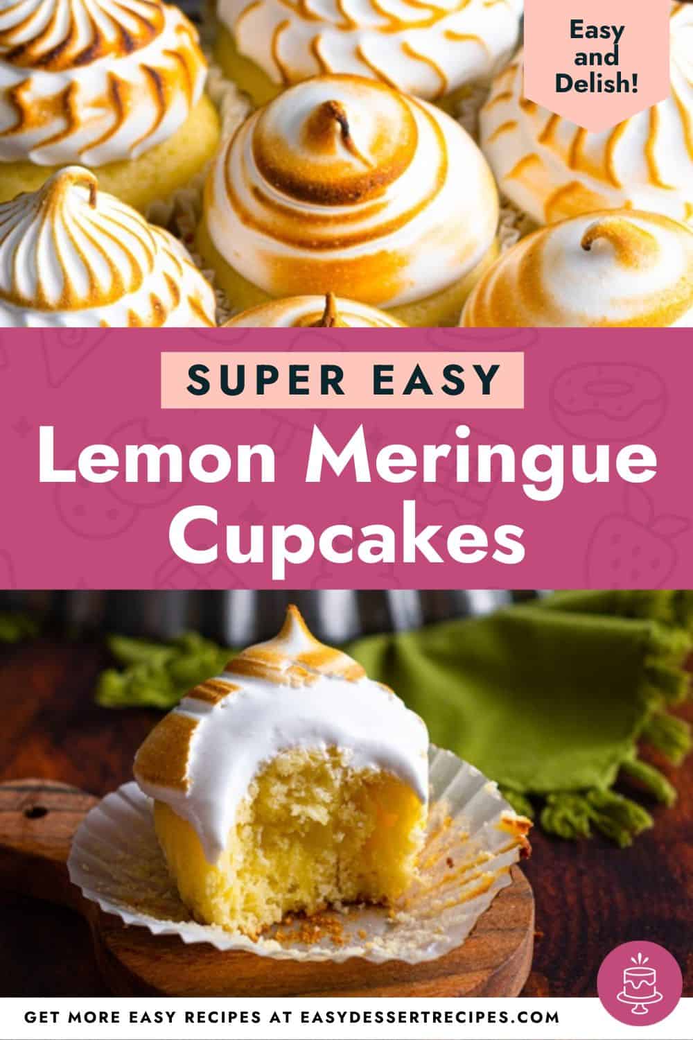 lemon meringue cupcakes pinterest