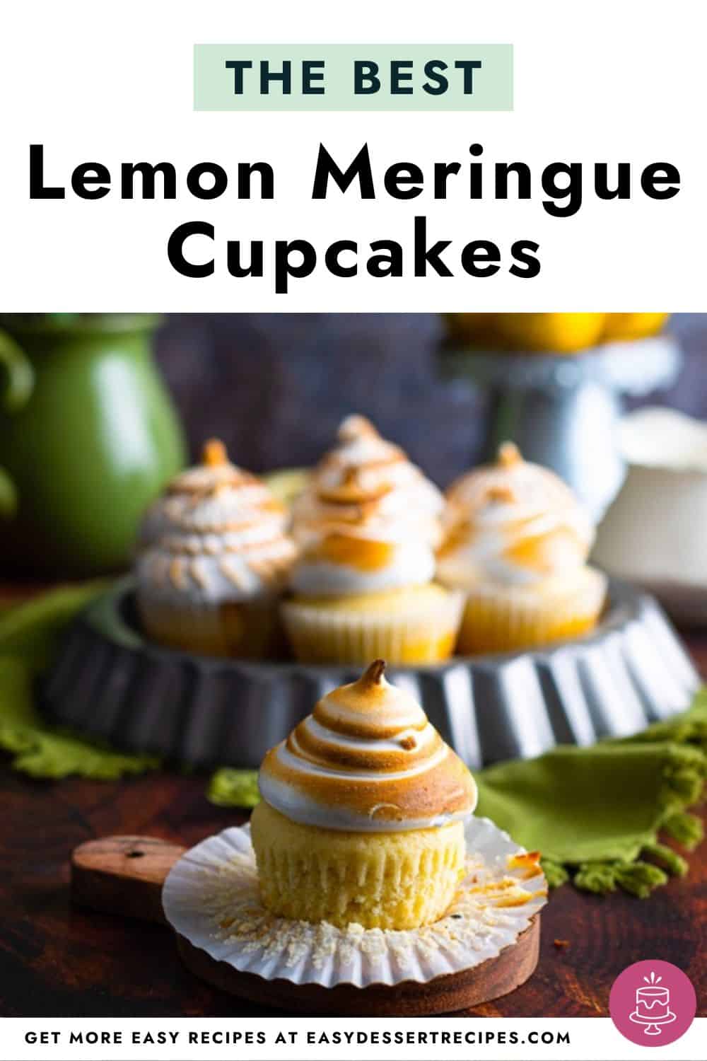 lemon meringue cupcakes pinterest